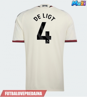 Lacne Muži Futbalové dres Manchester United Matthijs de Ligt #4 2026-27 Krátky Rukáv - Tretina